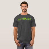 T-shirt Linu openSUSE sur le thème de l'amant Open Source  (Devant entier)