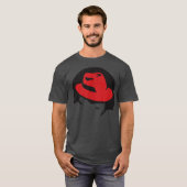 T-shirt Linu redhat amant tee Penguin Tu Open Source Os (Devant entier)