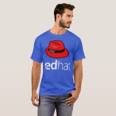 T-shirt Linu redhat amant tee Penguin Tu Open Source Os (Devant entier)