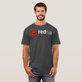 T-shirt Linu redhat amant tee Penguin Tu Open Source Os (Devant entier)