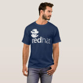 T-shirt Linu redhat amant tee Penguin Tu Open Source Os (Devant entier)