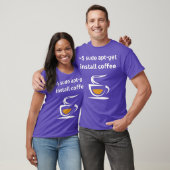 T-shirt Linu Sudo AptGet Installer Coffee Sysadmin Geeks (Unisexe)