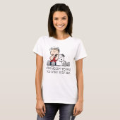 T-shirt Linus consolé avec l'oreille de Snoopy (Devant entier)
