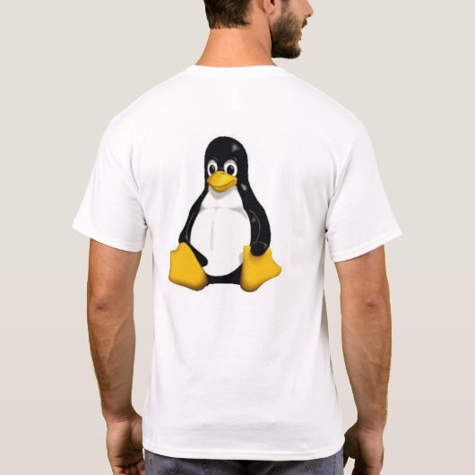 T-shirt Linux a actionné (Dos)