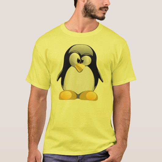T-shirt Linux androïde officiel Tux (Devant)