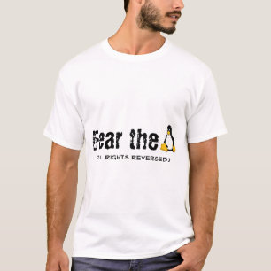 T-shirt Linux/crainte de Tux 'le Penguin