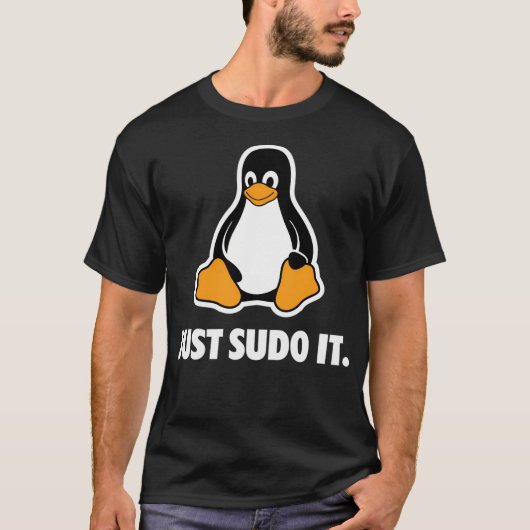 T-shirt Linux Sudo It (Devant)