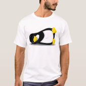 T-shirt Linux Tux sleeping (Devant)