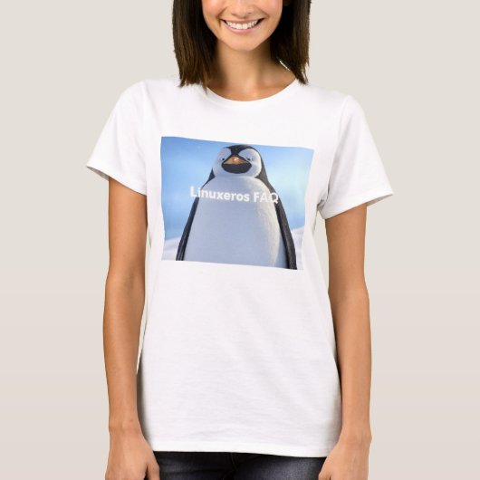 T-shirt Linuxeros FAQ (Devant)