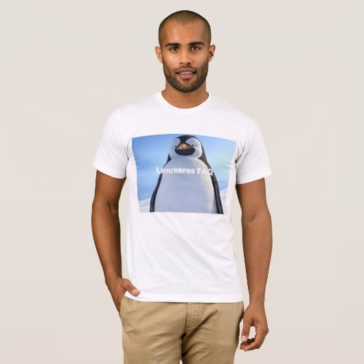 T-shirt Linuxeros FAQ (Devant entier)