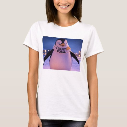 T-shirt Linuxeros FAQ (Devant)