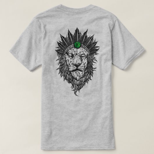 T-shirt lion (Design dos)