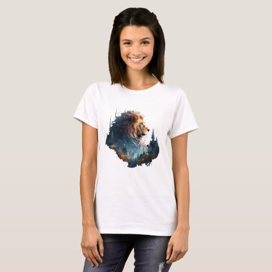 T-shirt lion (Devant entier)