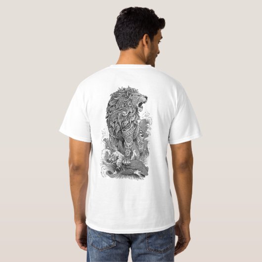 T-Shirt Lion (Dos entier)