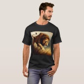 T-shirt Lion (12) Chat sauvage (Devant entier)