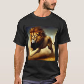 T-shirt Lion (6) Chat sauvage (Devant)
