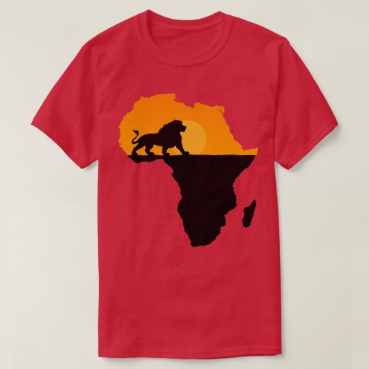T-shirt Lion Afrique (Design devant)
