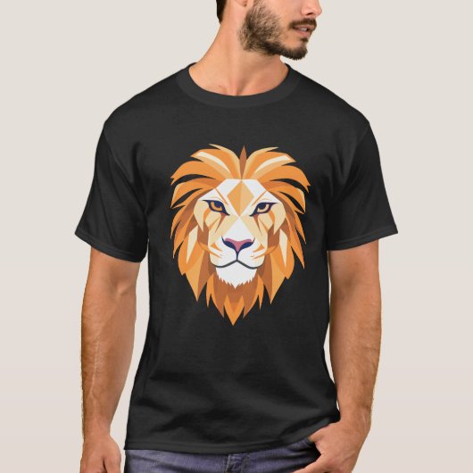 T-shirt Lion Animal Freedom World Wildlife Wonder Vector (Devant)