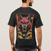 T-shirt Lion Animé Majestic Tee" (Dos)