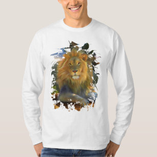 T-SHIRT LION AUTOUR