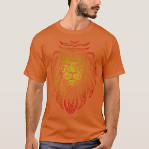 T-shirt Lion aux tatouages tribaux