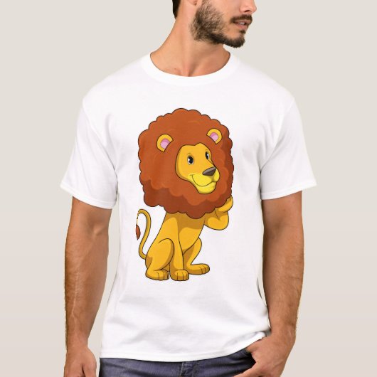 T-shirt Lion avec boucles (Devant)