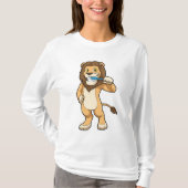 T-shirt Lion avec brosse à dents (Devant)
