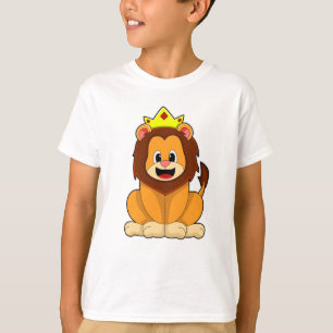 T-shirt Lion avec couronne