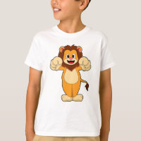 Lion avec de grosses cales