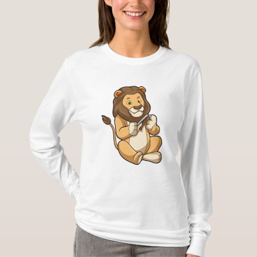 T-shirt Lion avec flèches à ongles (Devant)