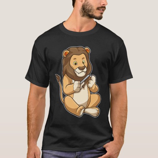T-shirt Lion avec flèches à ongles (Devant)