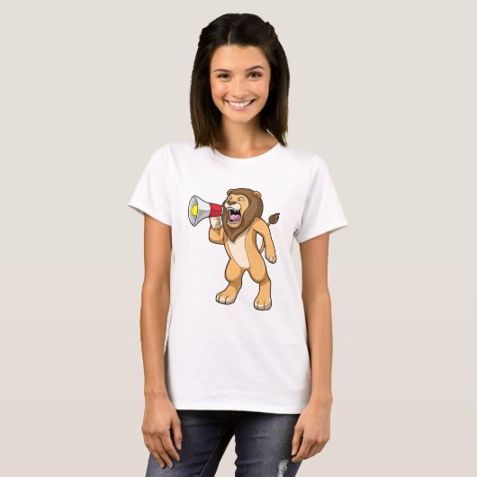 T-shirt Lion avec microphone (Devant entier)