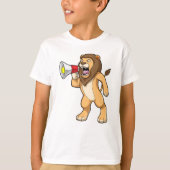 T-shirt Lion avec microphone (Devant)