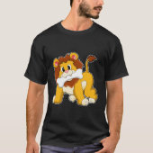 T-shirt Lion avec os (Devant)