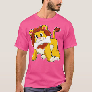 T-shirt Lion avec os