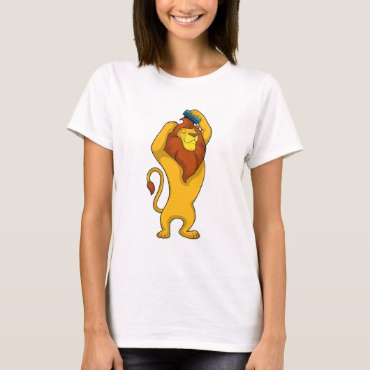 T-shirt Lion avec peigne (Devant)