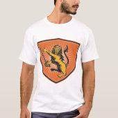 T-shirt Lion Avec Une Épée (Devant)