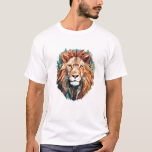 T-shirt Lion Beast Animal World Faune Beauté Découverte