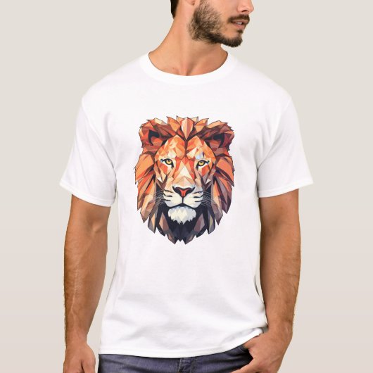 T-shirt Lion Beast Animal World Faune Beauté Découverte (Devant)