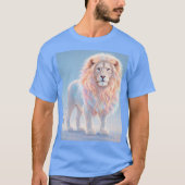 T-Shirt lion blanc (Devant)