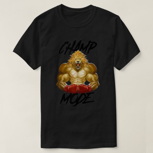 T-shirt Lion Boing Champ Mode Mixed martial art Martial Ar (Design devant)