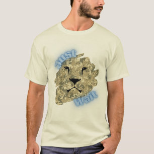T-shirt lion camouflage