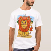 T-shirt Lion caricature (Devant)