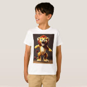 T-shirt Lion caricature (Devant entier)