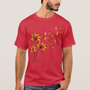 T-shirt Lion Chemise Dandelion Lion Lion Lover