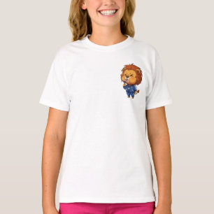 T-shirt Lion Chibi Entraîneur Siffleur Enfants