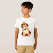 T-shirt Lion comme roi avec Couronne.PNG (Devant entier)