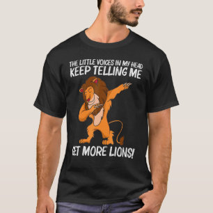 T-shirt Lion Cool Pour Hommes Femmes Jungle Safari Animal