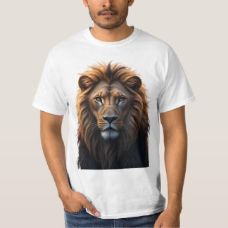 T-shirt Lion cosmique majestueux