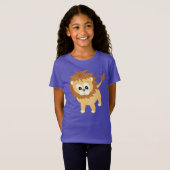 T-Shirt Lion CUB mignon de bébé (Devant entier)